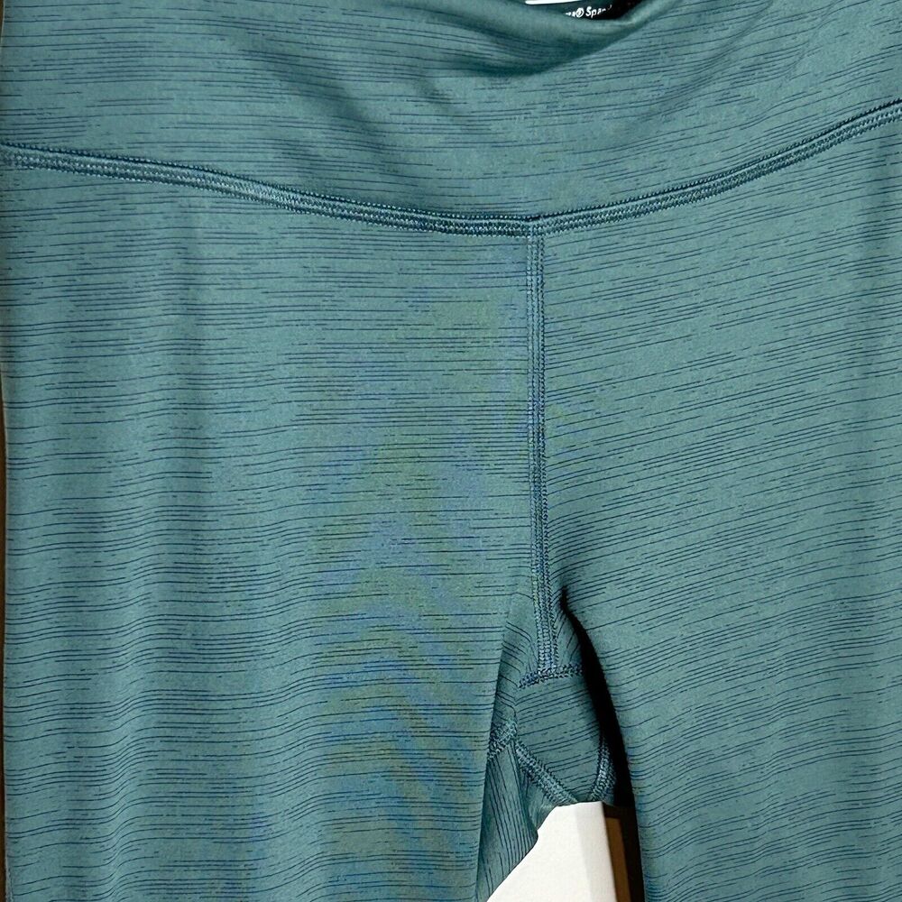 Outdoor Voices Leggings Size M Green Space Dye 25" Length Cropped Activewear - Picture 2 of 5